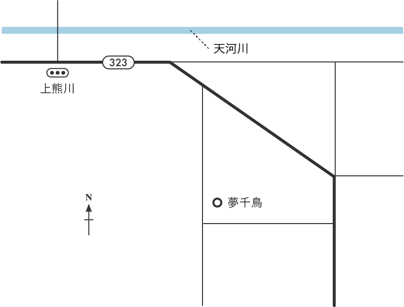 熊の川　地図